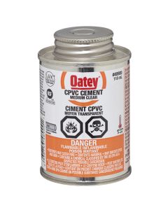 Ciment pour CPVC, adhérence moyenne, transparent, 118 ml