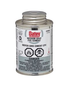Ciment pour CPV, adhérence moyenne, gris, 118 ml