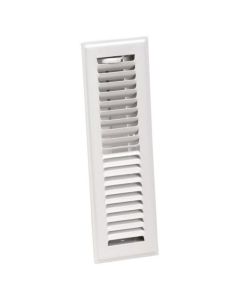 Floor Register - White - 2 1/4" x 10"