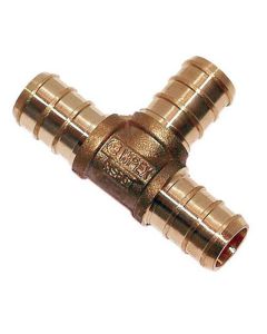 Lead Free PEX Tee Coupling - 1/2" x 1/2" x 1/2"