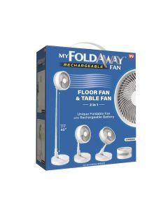 Bell + Howell - Table Fan - 40-in 3-Speed - White