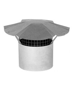 8" Galvanized Steel Chimney Cap
