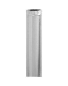 5" Diameter Galvanized Steel Pipe, 60" Long