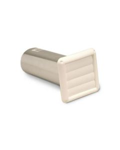 Évent à Volet, plastique, 6", Blanc