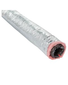 Tuyau flexible isolé UL 181 de catégorie 1, 4" x 25'