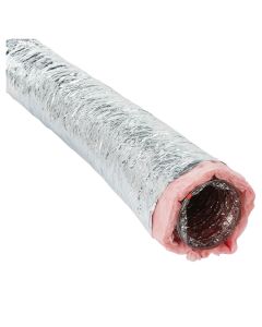 Tuyau flexible isolé UL 181 de catégorie 1, 6" x 25'