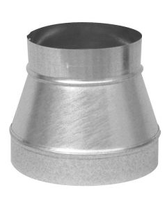 7" to 6" Diameter Galvanized Steel Reducer
