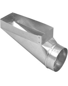 Sortie allongée, acier de calibre 30, 3 1/4'' x 10'' x 6''