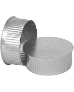 Bouchon en acier galvanisé 4"