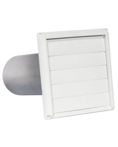 Vent Hood For Exhaust - 3" - White