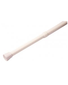 Metal Extensible Shower Rod - 40'' x 72'' - White