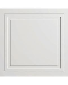 Tuile à plafond 2' x 2' texturée blanc en MDF (paquet de 8)