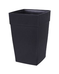 "Harmony" Elongated Planter - Black 12in