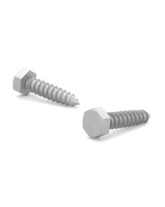 Hex Head Lag Screw - Hot-Dip Galvanized Steel - 3/8"x4" (50)