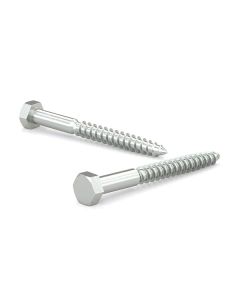 Hex Head Lag Screw - Zinc - 1/2" x 4-1/2" (50)