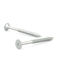 PWR DRIVE CAB Wood Screw, Square, Coarse Thread, Type 17 - 10x2-1/2" (4)