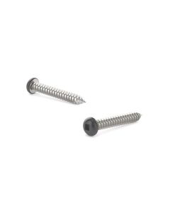 Metal Screws - Black Pan Head - 8 x 1" - Box of 100