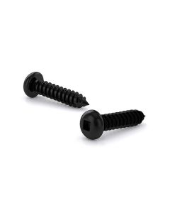 Vis à métal zinguée noir, tête ronde, carré, autotaraudeur #8x5/8" (18)