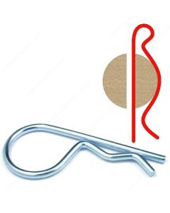 HairPin Clip 3/32" x 2-3/4" (2)
