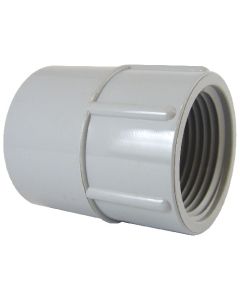 Adaptateur Femelle en PVC 3/4" Gris