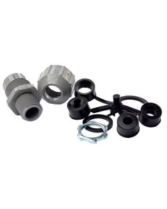 PVC Conduit Threaded Strain Relief Connector 1/2"