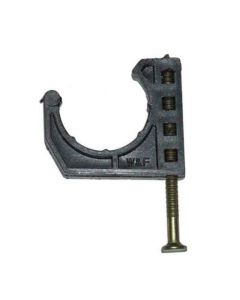 J-Clips with Nail - 3/4" - Black - 100-Pk