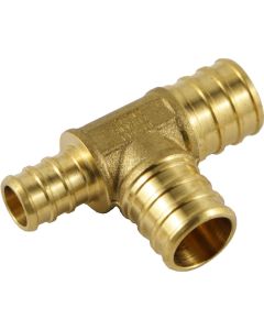 Raccord té en PEX sans plomb, 3/4" x 1/2" x 3/4"