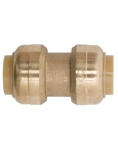 Manchon Pushfit 1/2" Laiton