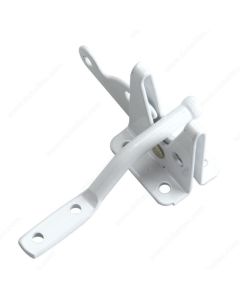 Loquet de barrière anti-rouille, blanc