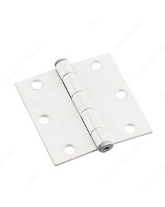 Penture de porte, blanc, 3", 2/pqt