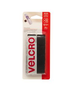 Attache autocollantes carrées 7/8" noir 12/pqt
