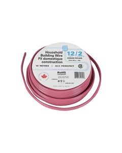 Electrical Wire - 12/2 NMD90 - 20 A - Red - 10 m