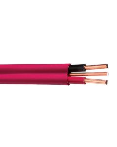 Fil domestique construction, 10/2 NMD90, 30 A, rouge, 75 m