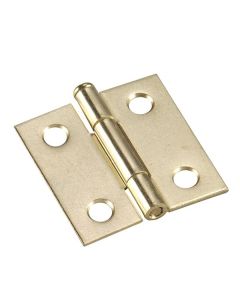 Narrow Butt Hinge - Brass - 1 3/8" - 2/Pkg
