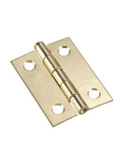 Narrow Butt Hinge - Brass - 1 1/2" - 2/Pkg