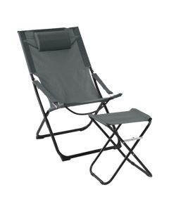 Ensemble de chaise pliante - Gris