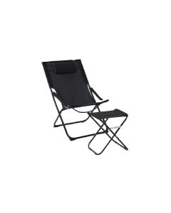 Ensemble de chaise pliante - Noir