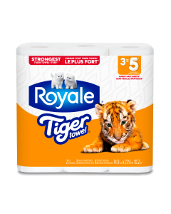 Essuie-tout Royale Tiger Towel - 3 rouleaux