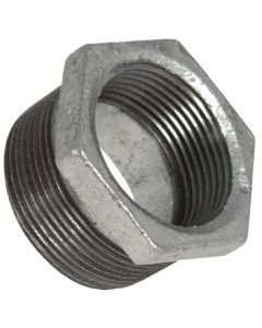 Galvanized Hexagonal Reducer Bushing  1-1/4'' x 1-1/2''