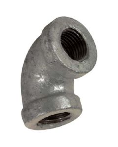 Coude galvanisé de 90°, 3/8"