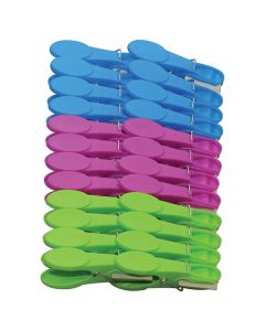 Clothespins - Pack of 24 Plastic Clothespins