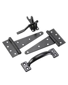 Ensemble de quincaillerie pour clôture noire