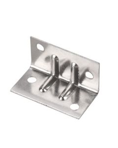Square Corner Brace - Zinc - 1 mm x 1 3/4" x 1" - 10/Pkg
