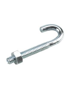 Boulon en J avec écrou, 1/4" x 2 1/4"
