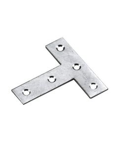 Plaque en "T", zinc, 2 1/2" x 5/8"