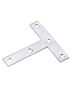 Plaque en "T", zinc, 4" x 7/8"