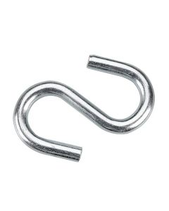 S-Hook - Zinc - 26 mm x 3 1/2" x 9.5 mm