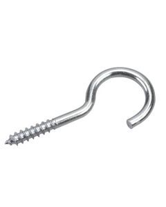 Screw Hook with Lag Thread - 4 mm x 2 1/4"