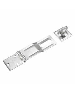 Moraillon de sûreté et charnière, zinc, 4 1/2"