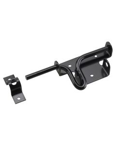 Gate Latch Slide-Action - Black